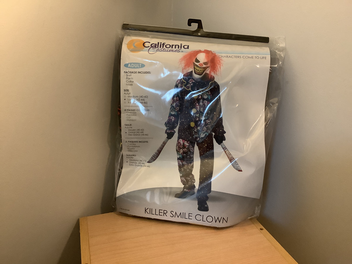 Killer Smile Clown - Adult - LG