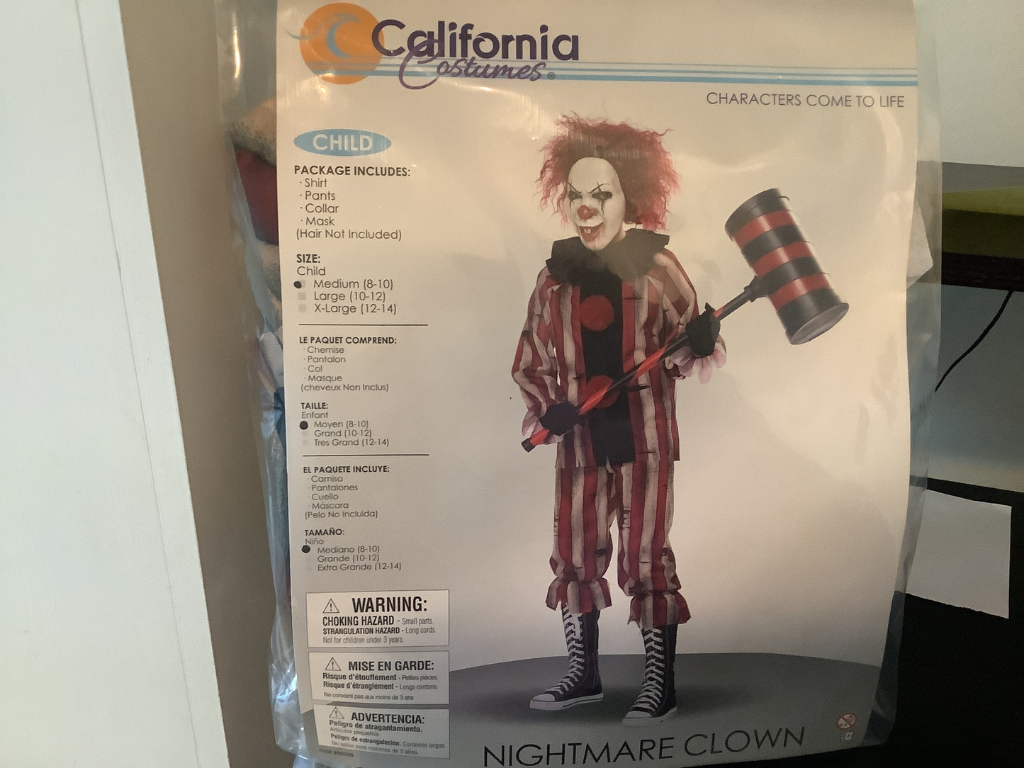 *Nightmare Clown - Child -LG
