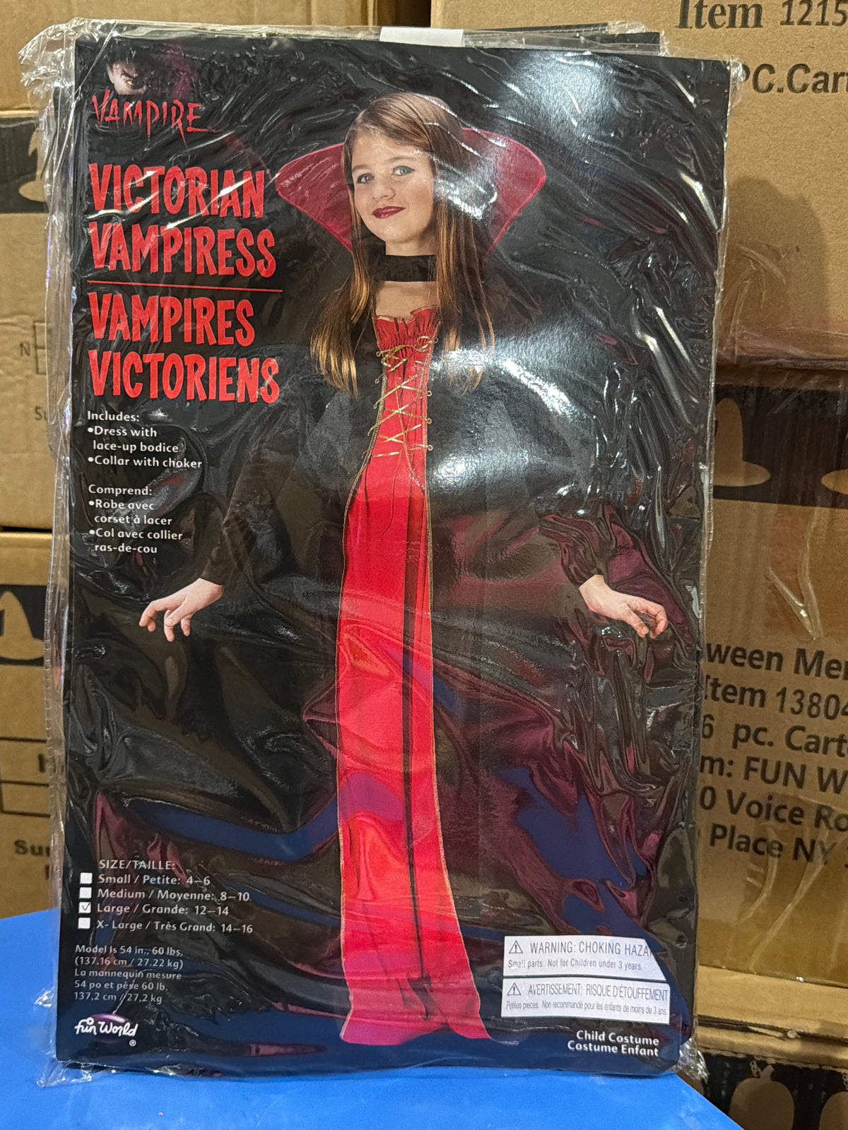 Victorian Vampiress - Child Small (4-6)