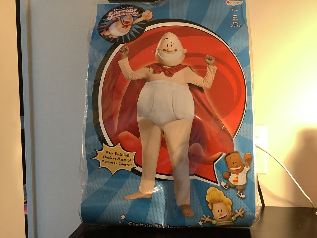 Captain Underpants Deluxe Child - Large(10-12)