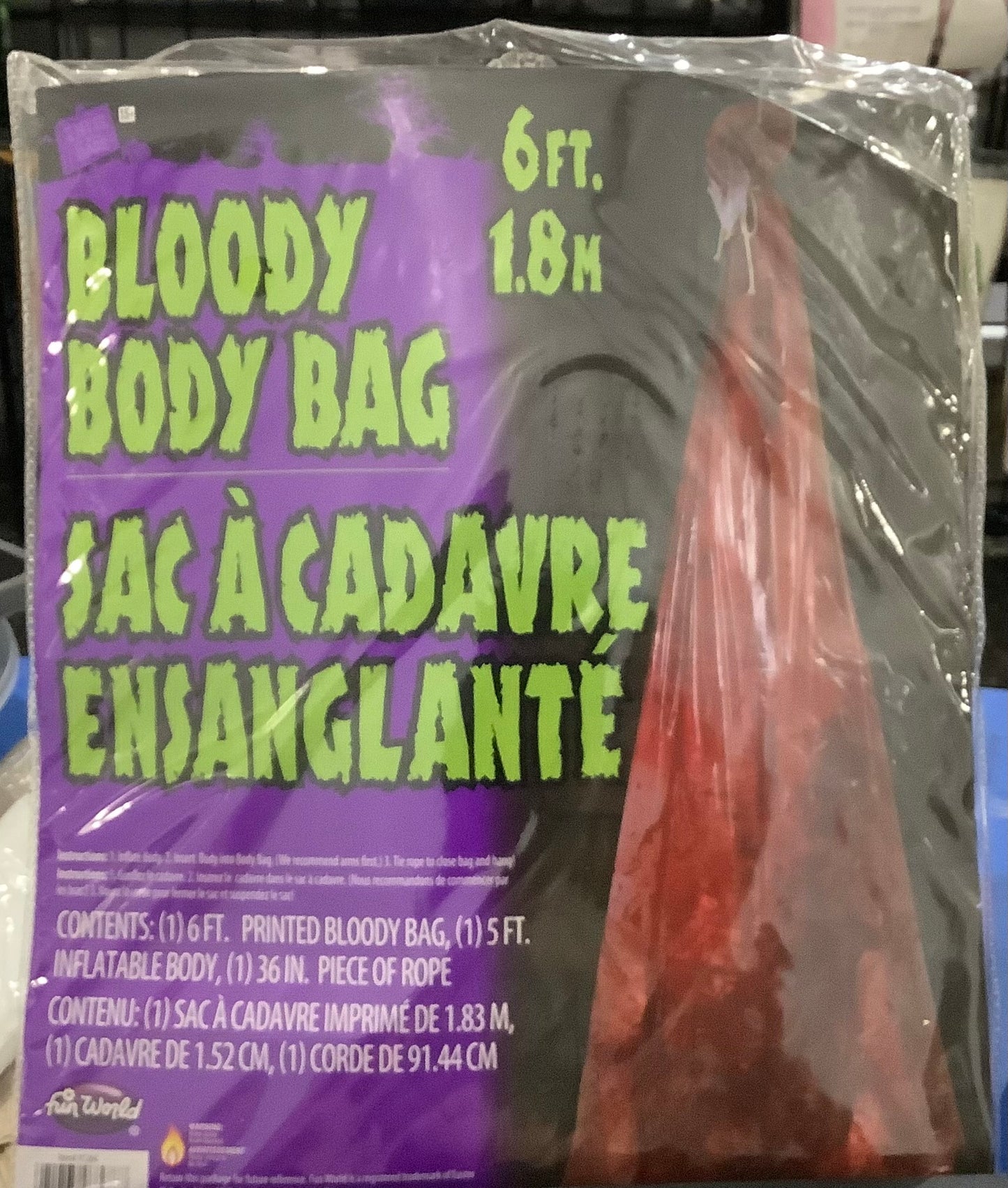 *6 FT Bloody Body Bag