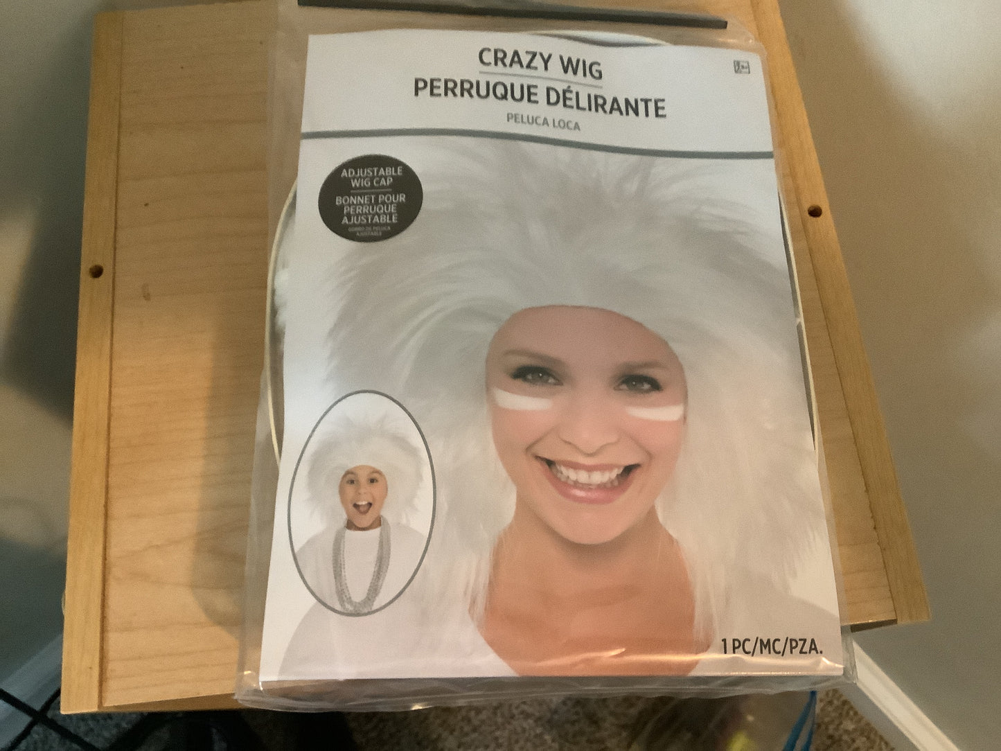 Crazy Wig - White