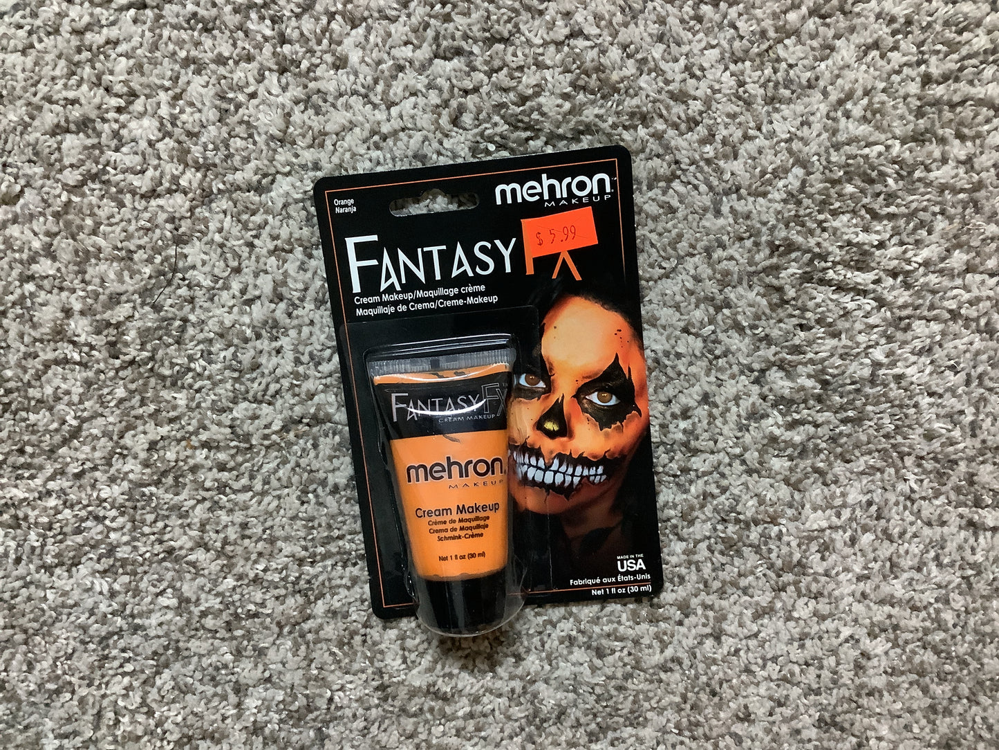 *Fantasy FX Cream Make-up 1oz - Orange