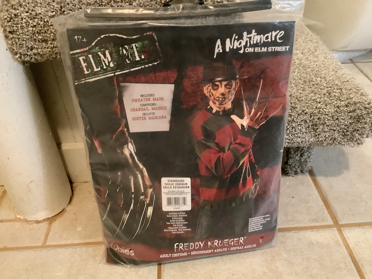 Freddy Krueger Sweater & Mask - Adult Standard