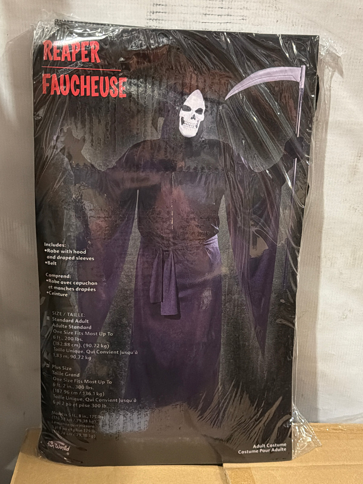 Grim Reaper Robe - Adult One Size