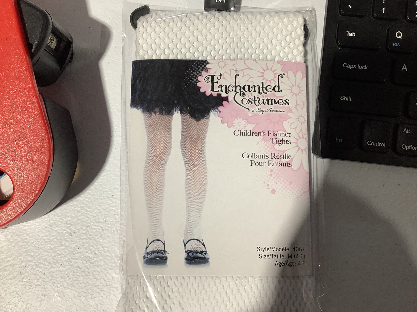 Enchanted Costumes Fishnets - White Medium