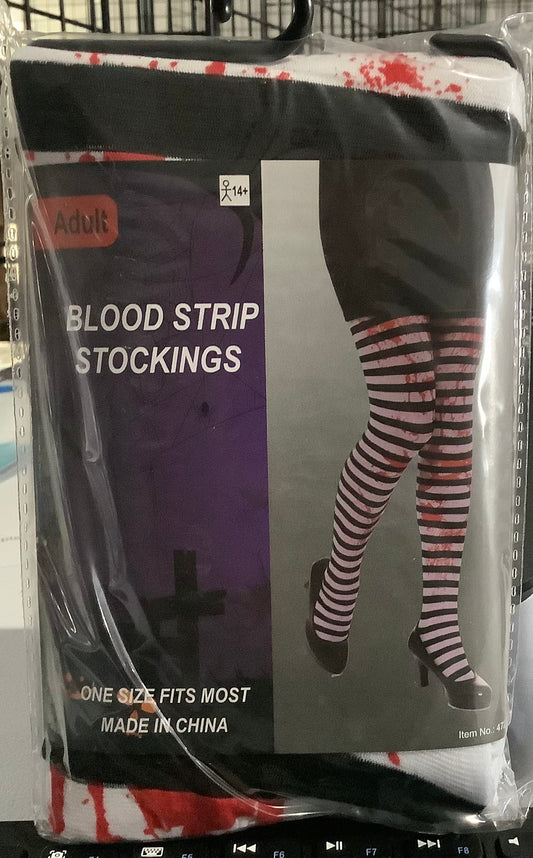 Blood Strip Stockings