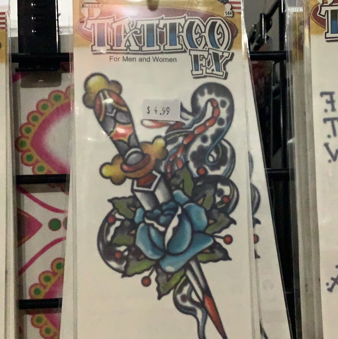 Tattoo FX - Snake & Dagger