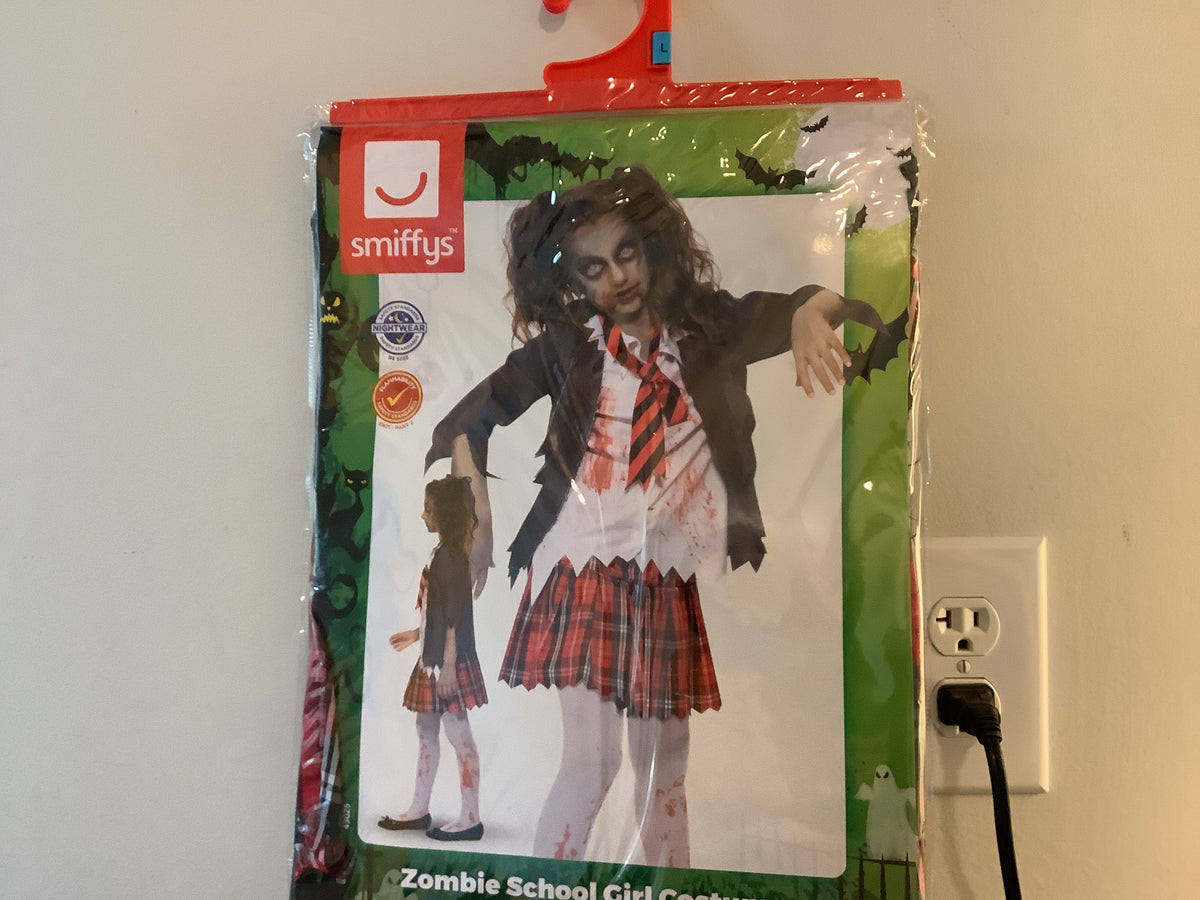 Zombie School Girl - Child - LG
