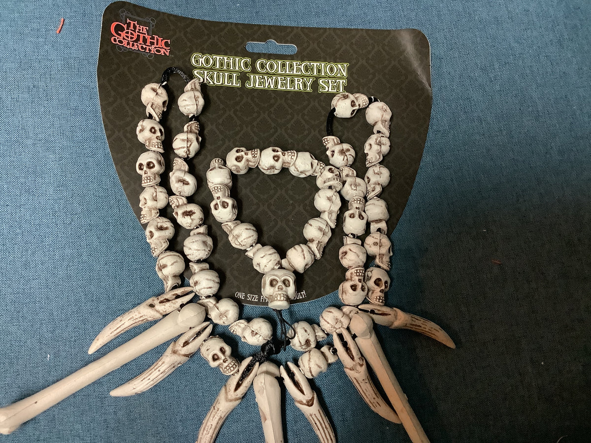 Skull & Crossbones Jewelry Set
