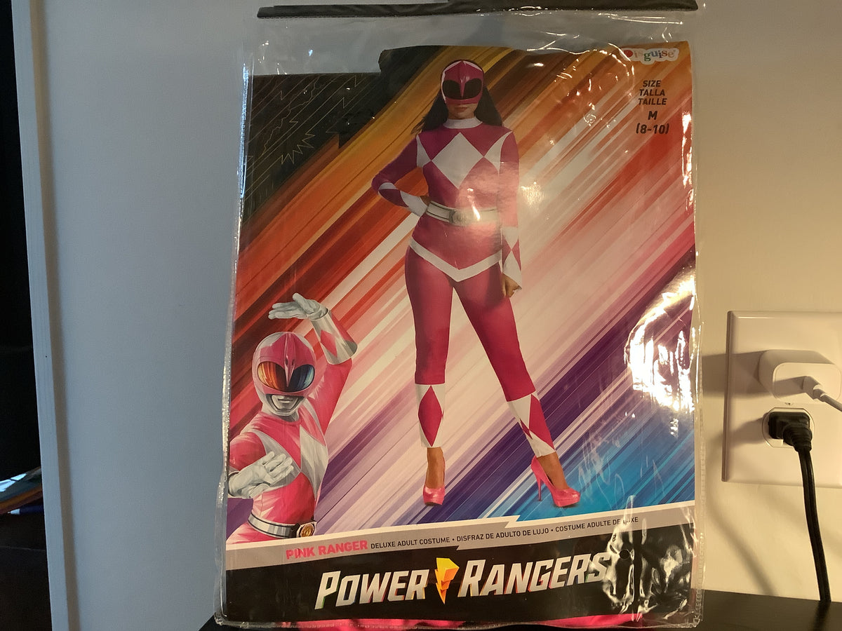 Power Rangers - Pink Ranger Deluxe - Adult Medium (8-10)