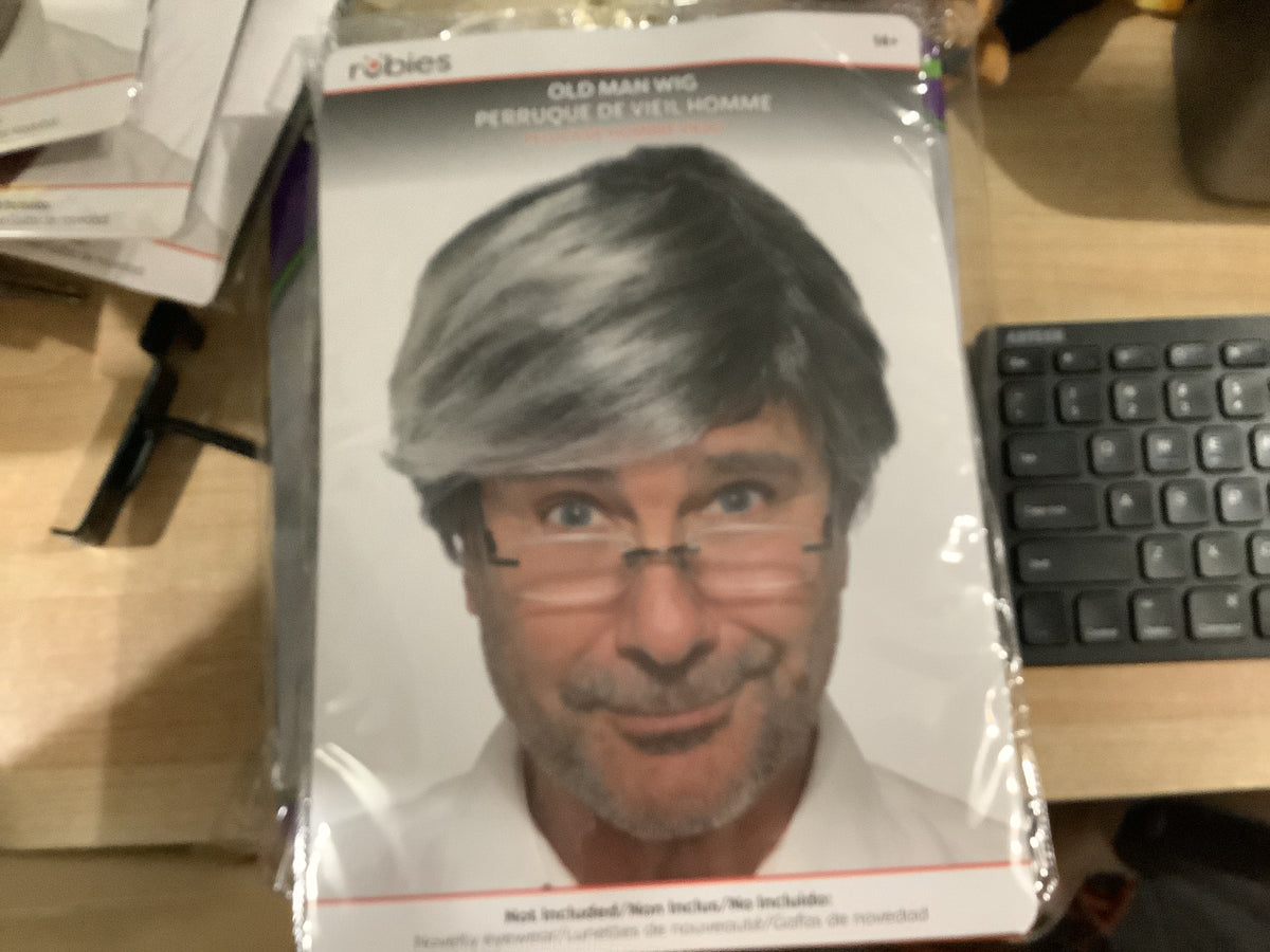 Old Man Wig - Adult One Size