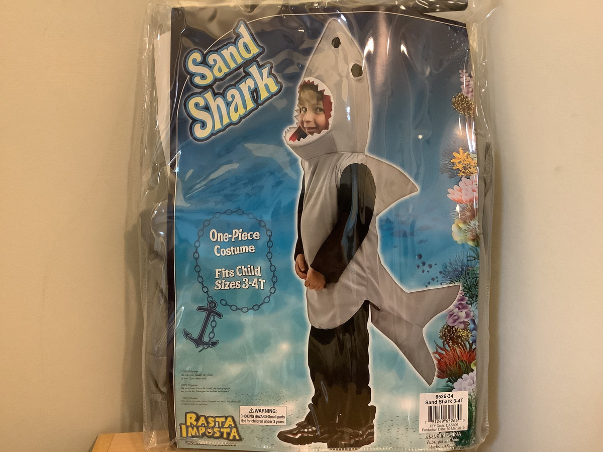 Sand Shark One-Piece Costume - Toddler 3T-4T