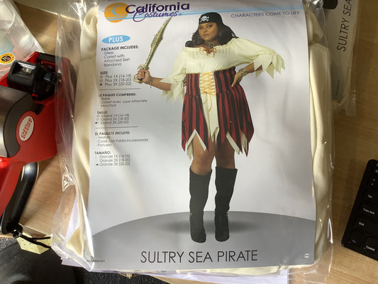 *Sultry Sea Pirate - Adult Plus 2X