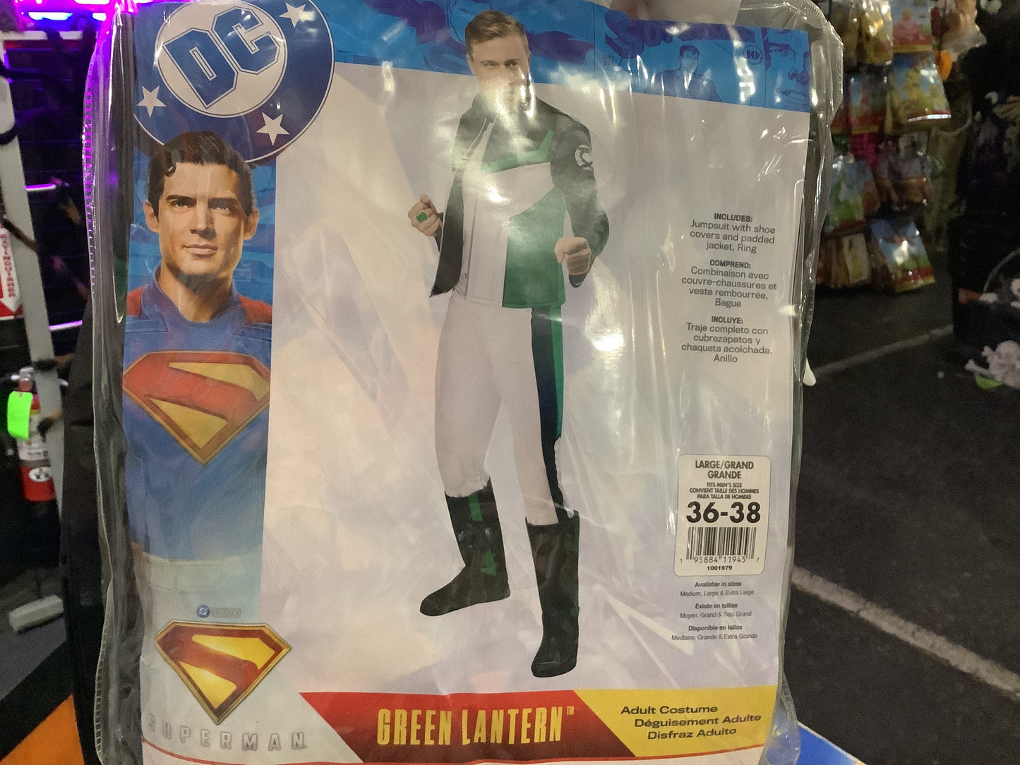 *DC Superman - Green Lantern Adult Medium (32-34)