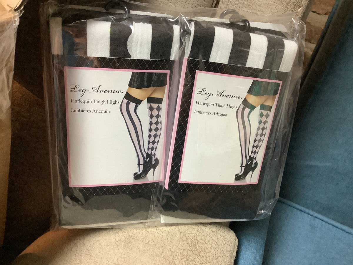 Harlequin Thigh Highs