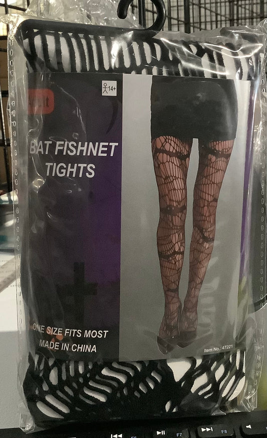Bat Fishnet Tights