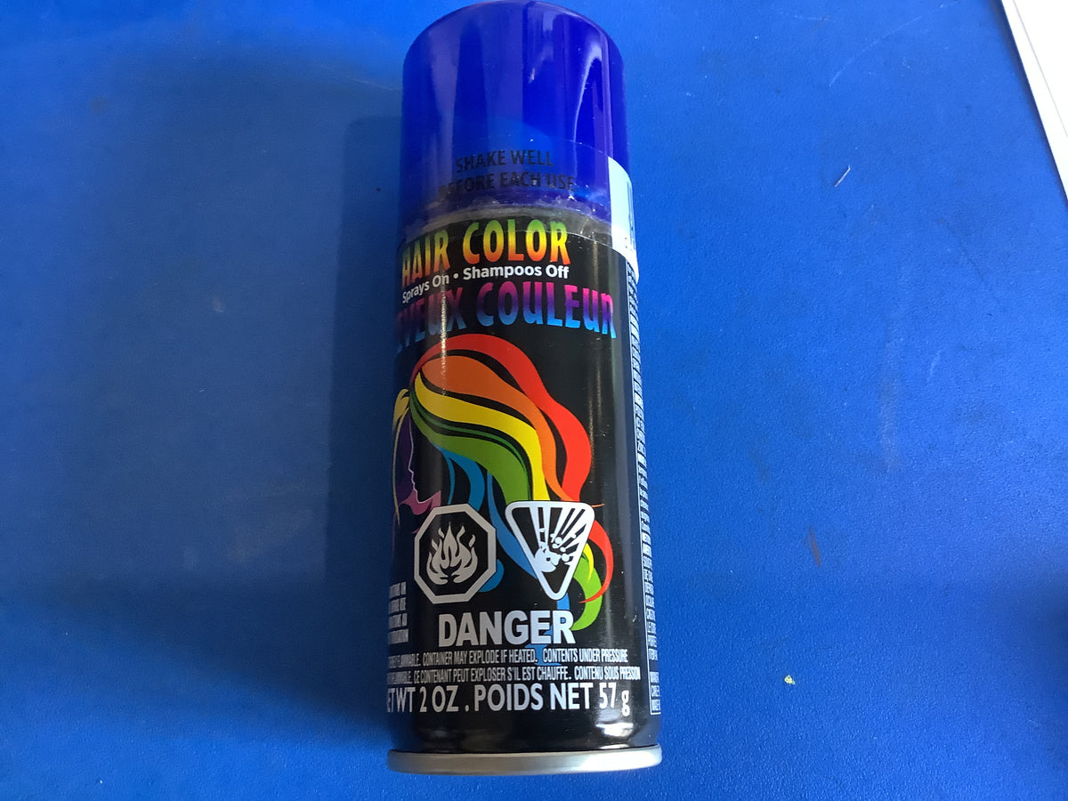 Fluorescent Blue Hair Color Spray