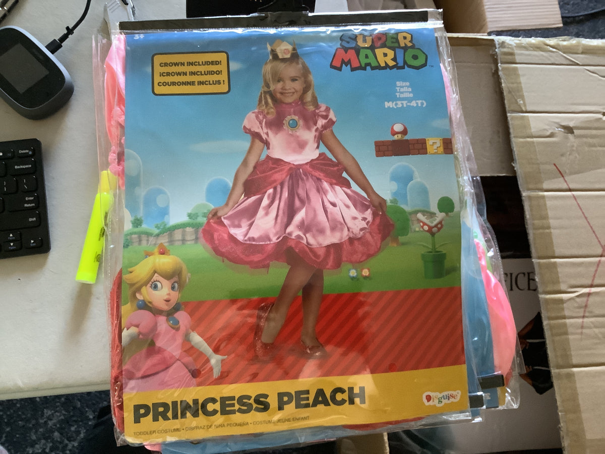 *Super Mario - Princess Peach Deluxe - Toddler Medium (3T-4T)