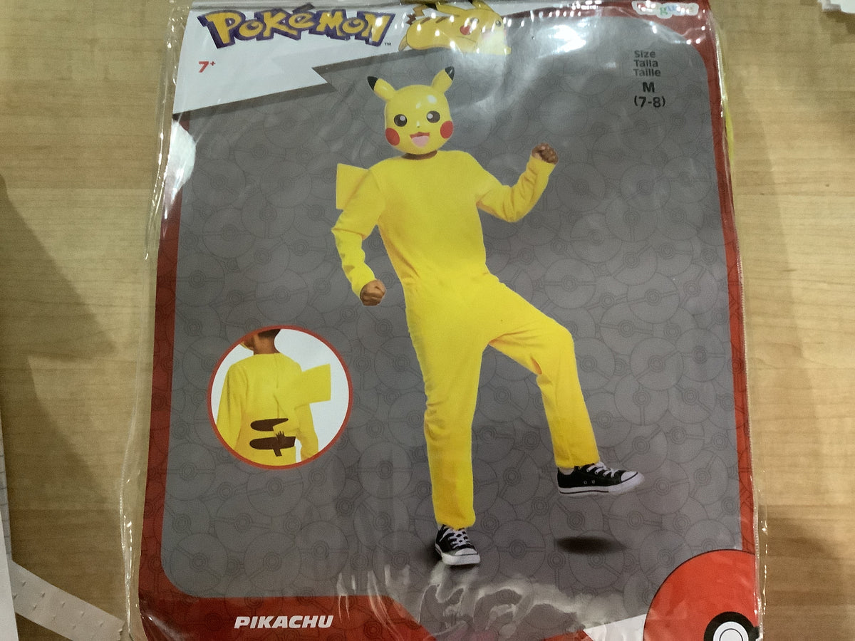 Pokemon - Pikachu w/ Mask - Child Medium (7-8)
