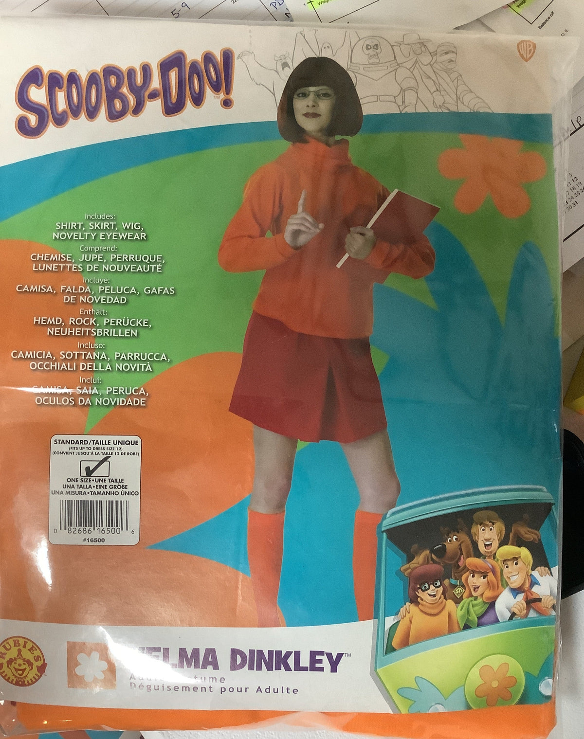 Scooby-Doo - Velma - Adult One Size