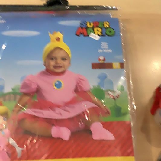 *Super Mario - Princess Peach - Deluxe Infant (6-12M)