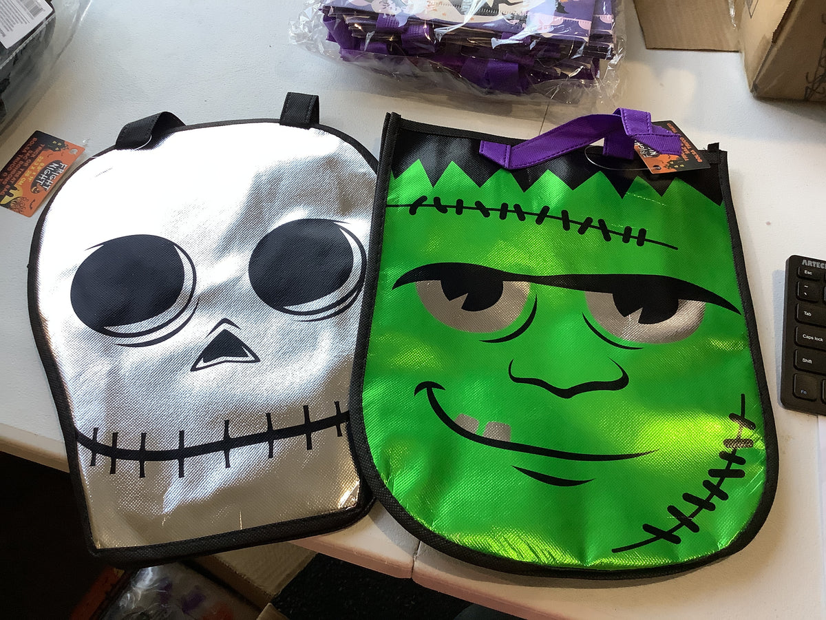 Metallic Trick or Treat Bags - Assorted