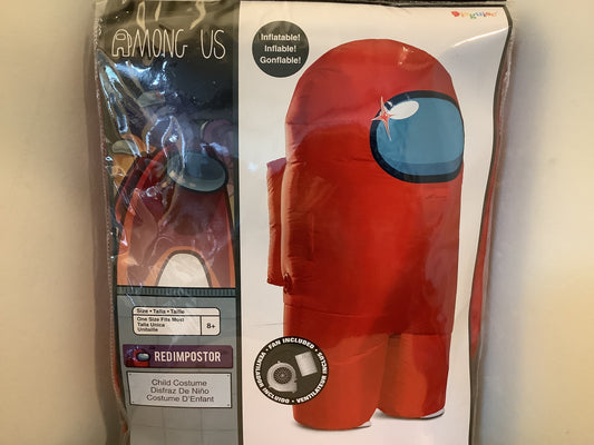 Among Us - Inflatable Red Imposter - Child One Size