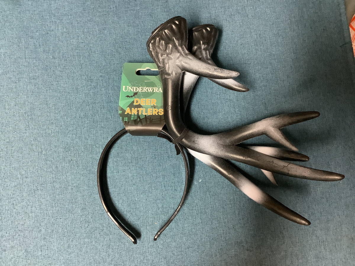Deer Antlers (Black & Grey) - One Size