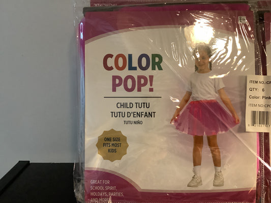 Color Pop Tutu - Pink - Child One Size