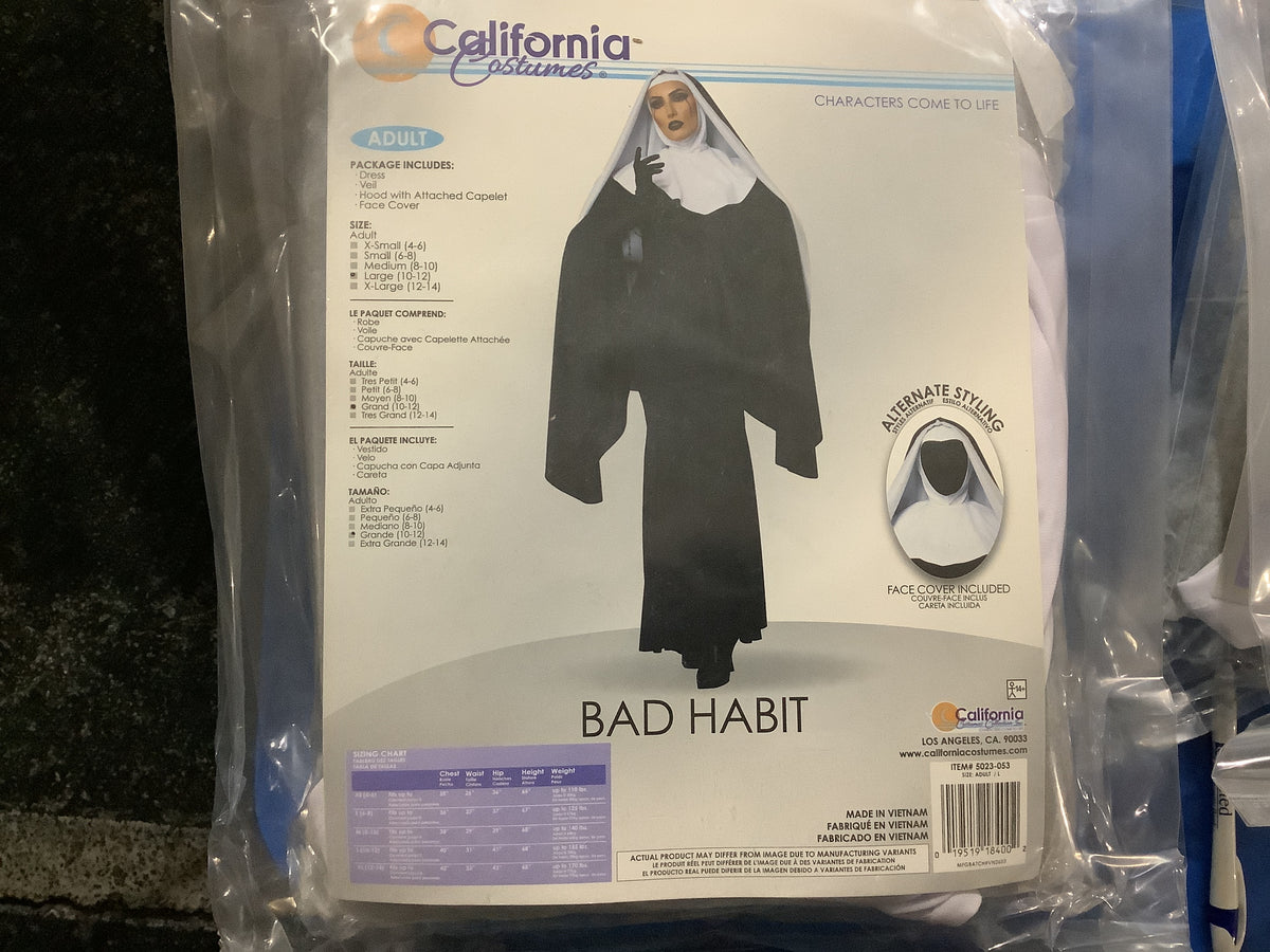 Bad Habit (Nun)- Adult Medium (8-10)