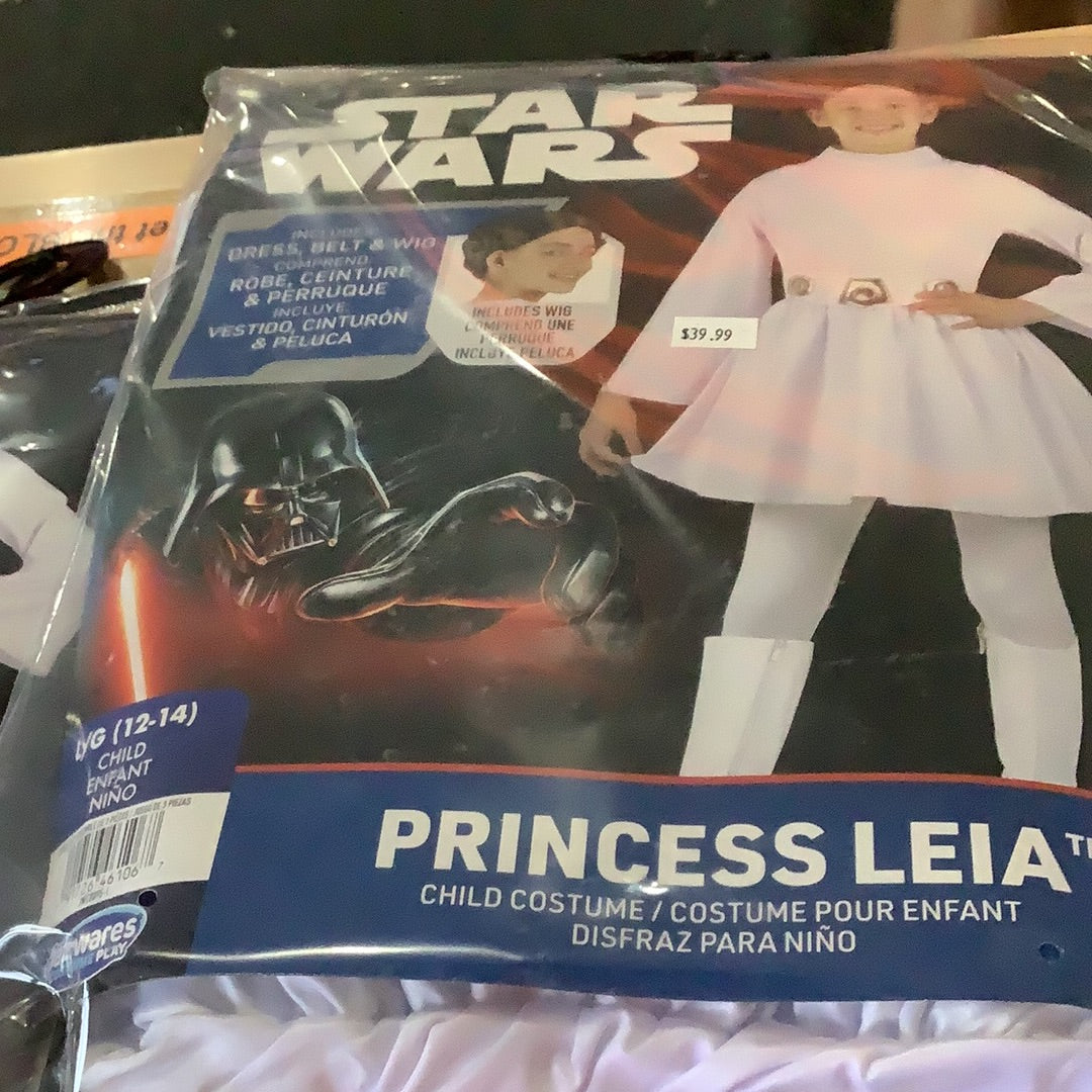 *Star Wars- Princess Leia Large (12-14)