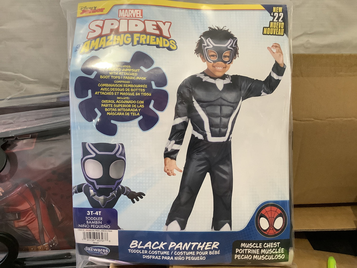 Marvel Spidey Friends - Black Panther - Toddler (3T-4T)