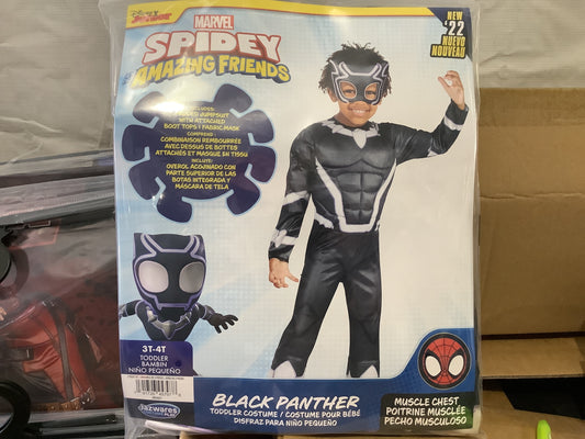 Marvel Spidey Friends - Black Panther - Toddler (3T-4T)