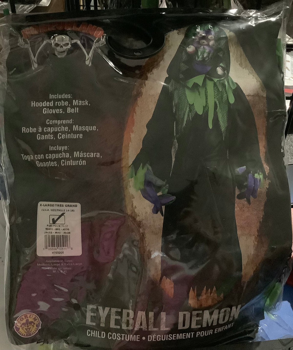 Eyeball Demon - Child Costume - XL (14-16)