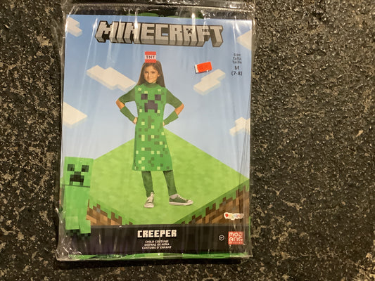 *Minecraft - Creeper Girl  - Child Medium (7-8)