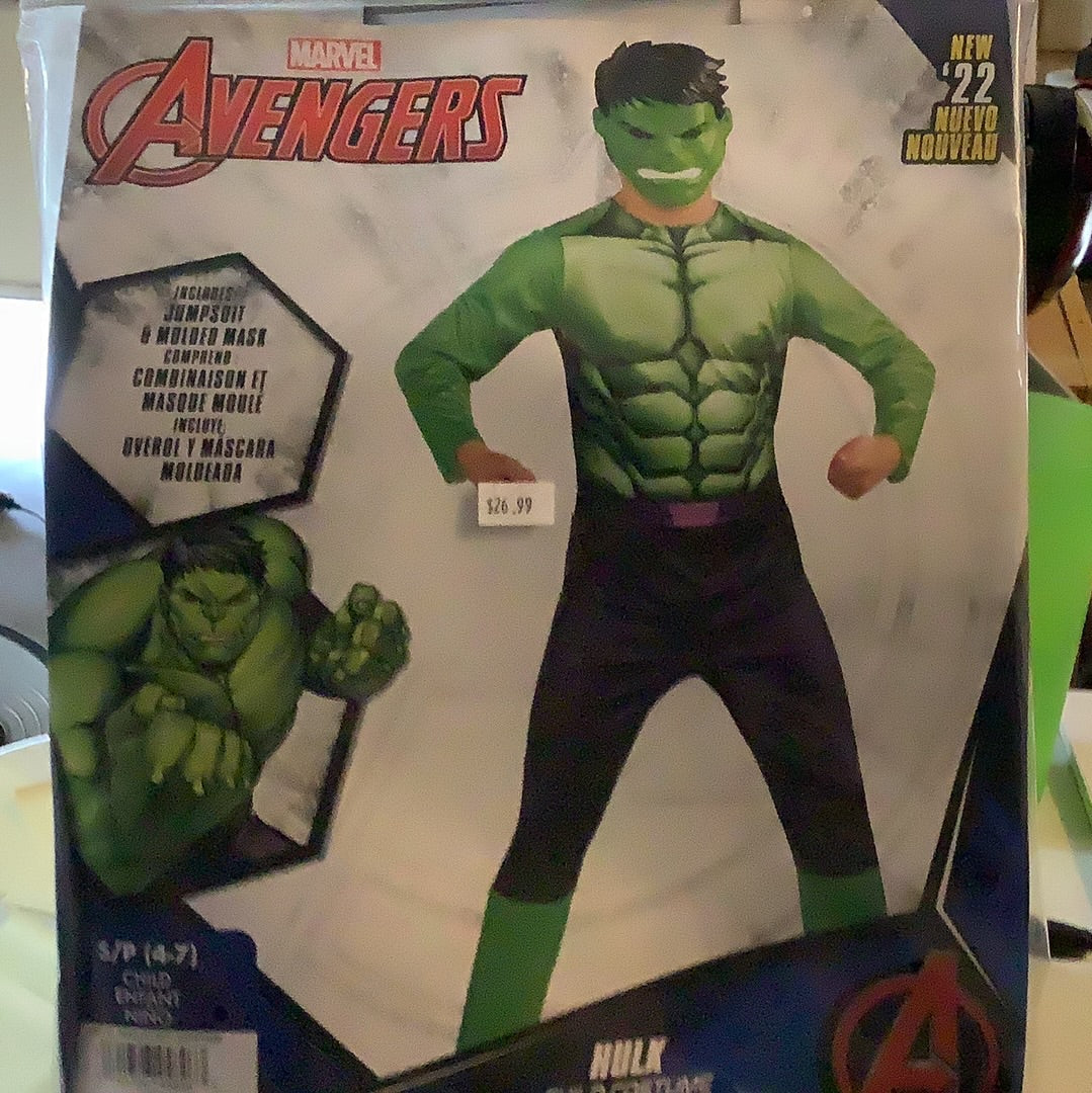 Avengers - Marvel - Child Hulk  - Small (4-7)