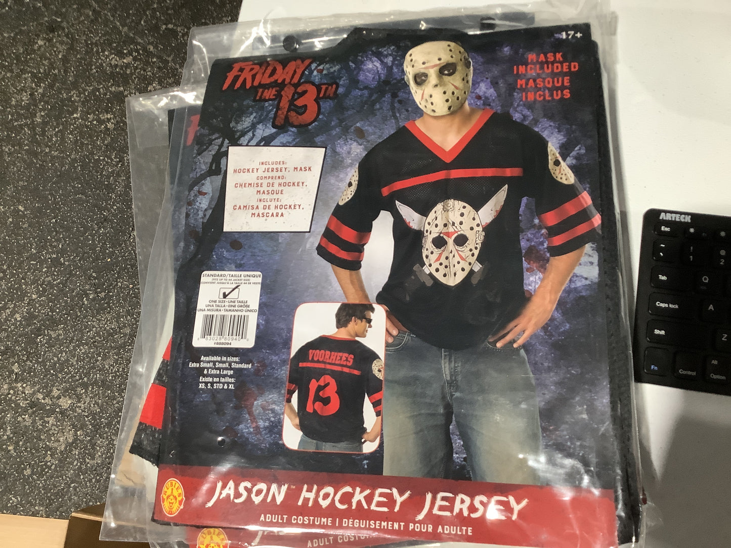 Jason Hockey Jersey/Mask - Adult Standard