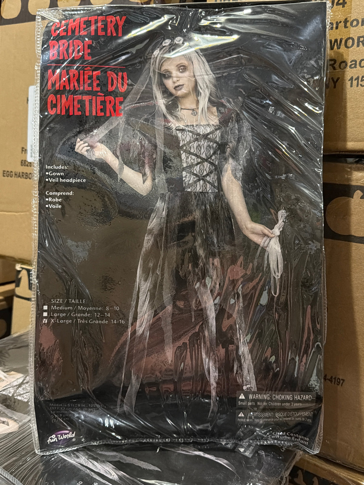 Cemetery Bride - Child Large (12-14)