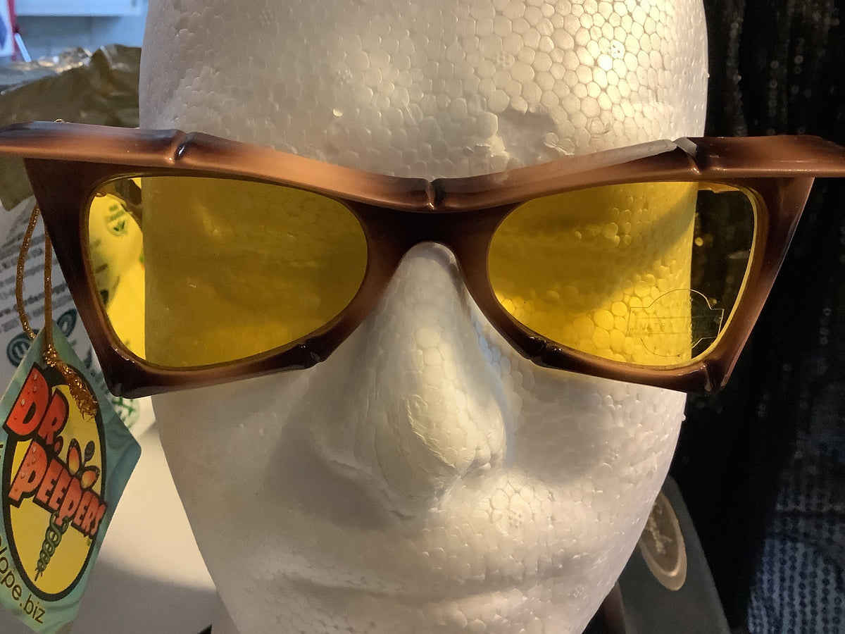 Bamboo Sunglasses - Yellow Lens
