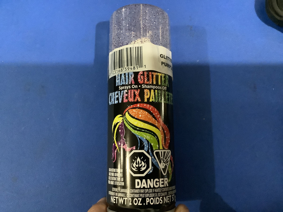 Glitter Purple Hair Color Spray
