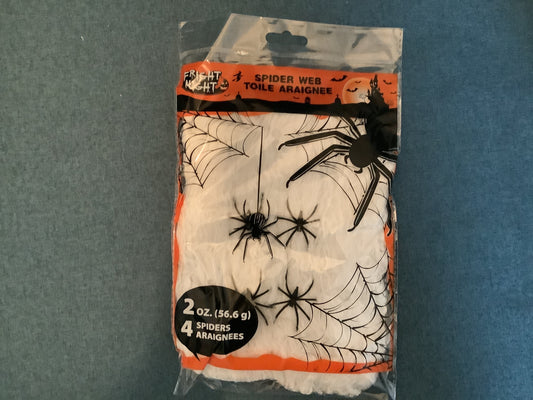 Spider Web with Spiders