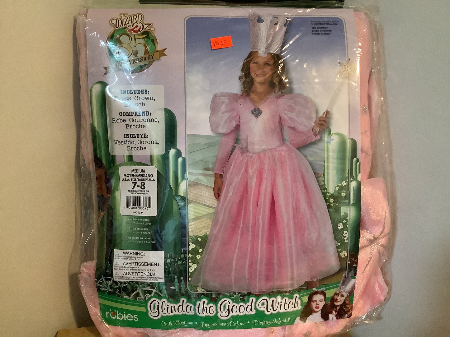 WOZ - Glinda Deluxe - Child Medium (7-8)