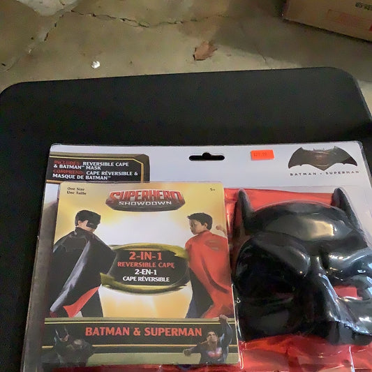 Reversible Cape and Batman Mask - Child