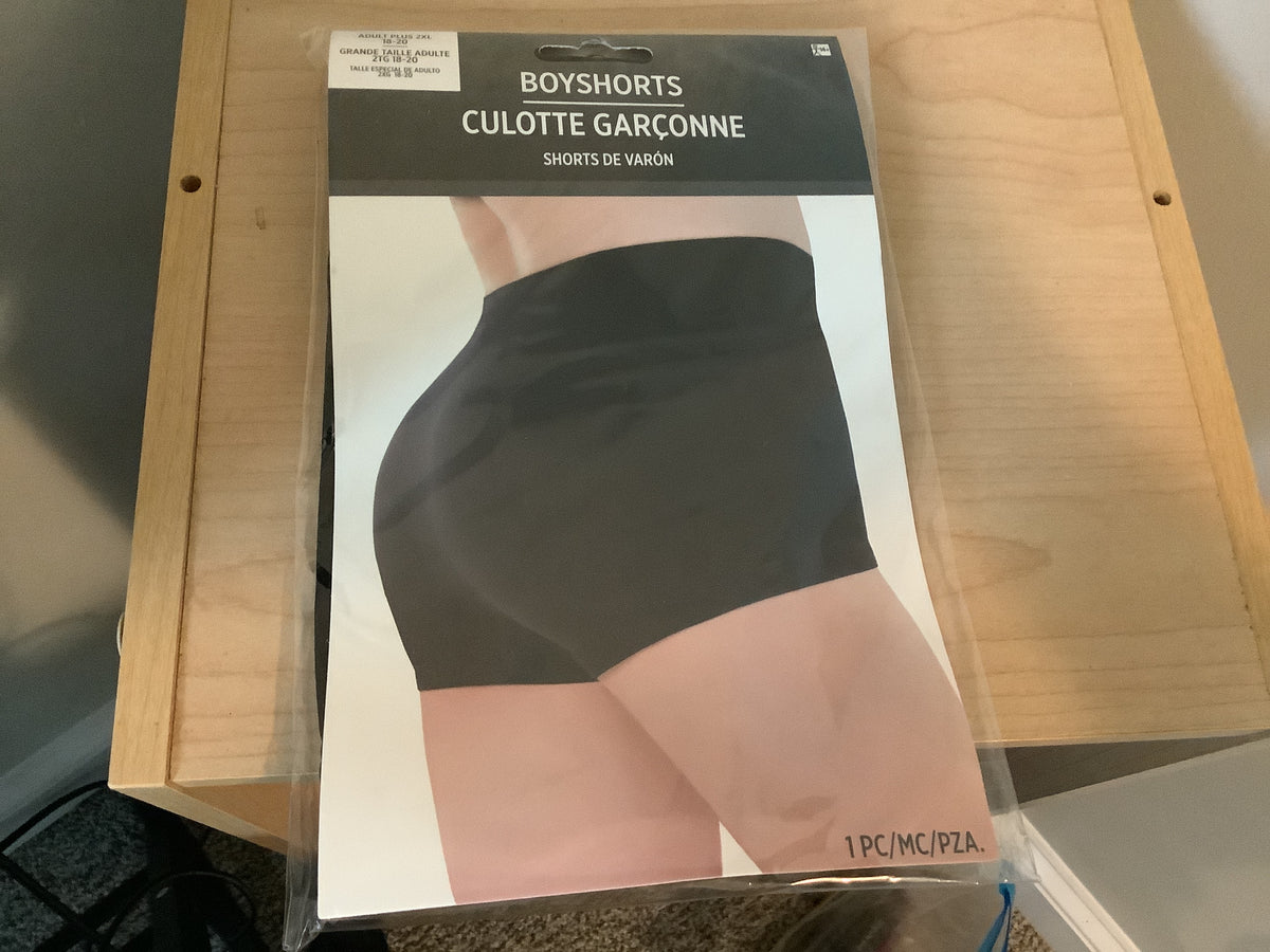 Black Boy Shorts - 2XL