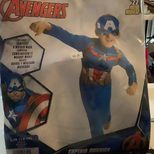 *Marvel - Captain America - Child Large (12-14)