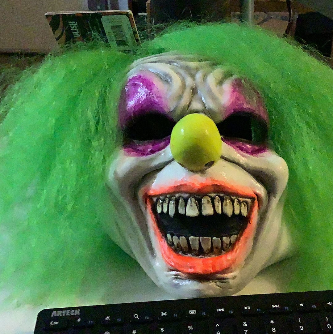 Wild Neon Clown Mask
