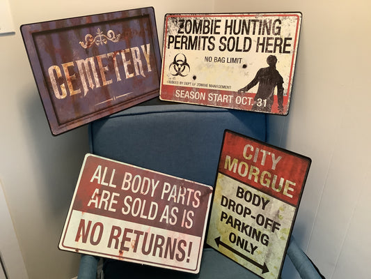 17” Metal Sign Assorted