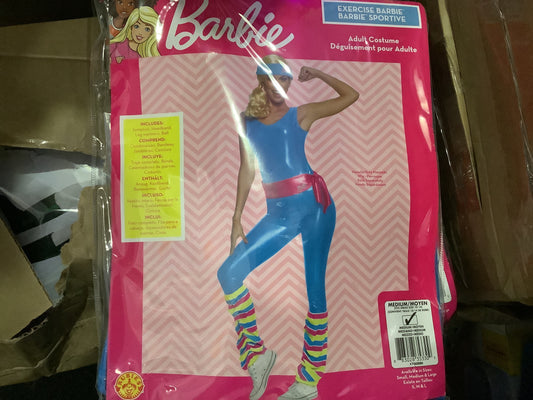 *Barbie Deluxe - Exercise Barbie - Adult Medium (10-14)