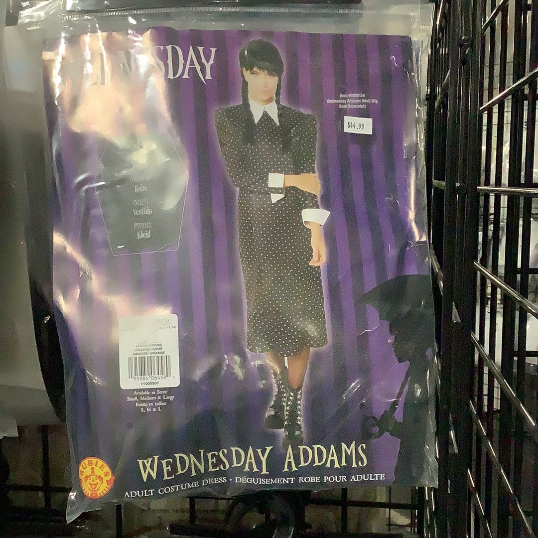 *Wednesday -Polka Dot Dress - Adult Small (4-6)